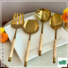 Lade das Bild in den Galerie-Viewer, SUHANA Serving Spoons - Set of 4