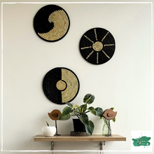 Lade das Bild in den Galerie-Viewer, MONOCHROME MANIA Moonj Wall Plates - Set of 3