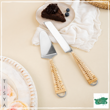 Load image into Gallery viewer, TISYA Cake Knife & Server - Set of 2