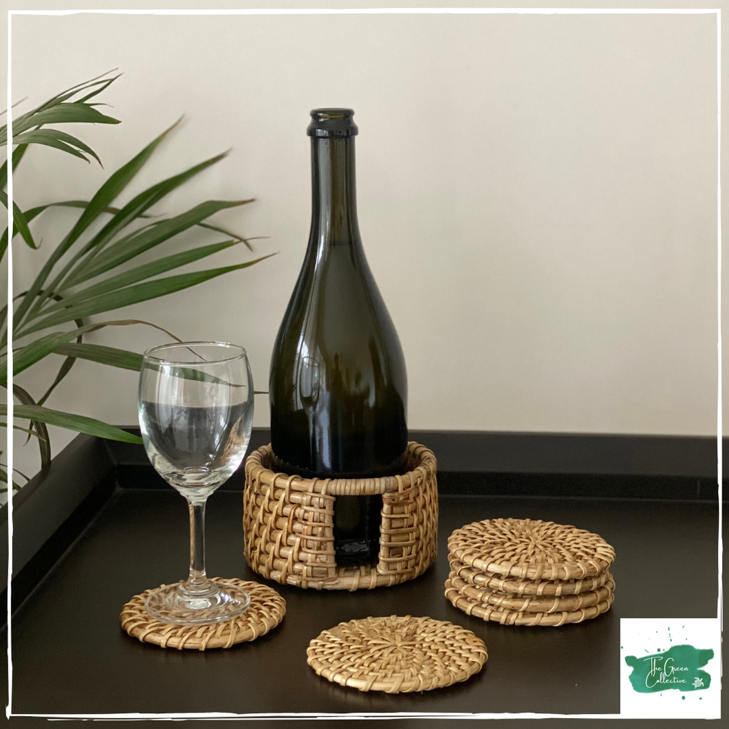 ITIKA Coasters (Set of 6) with Holder